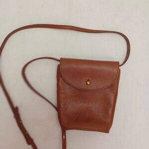 Madewell Tan Leather Crossbody Bag